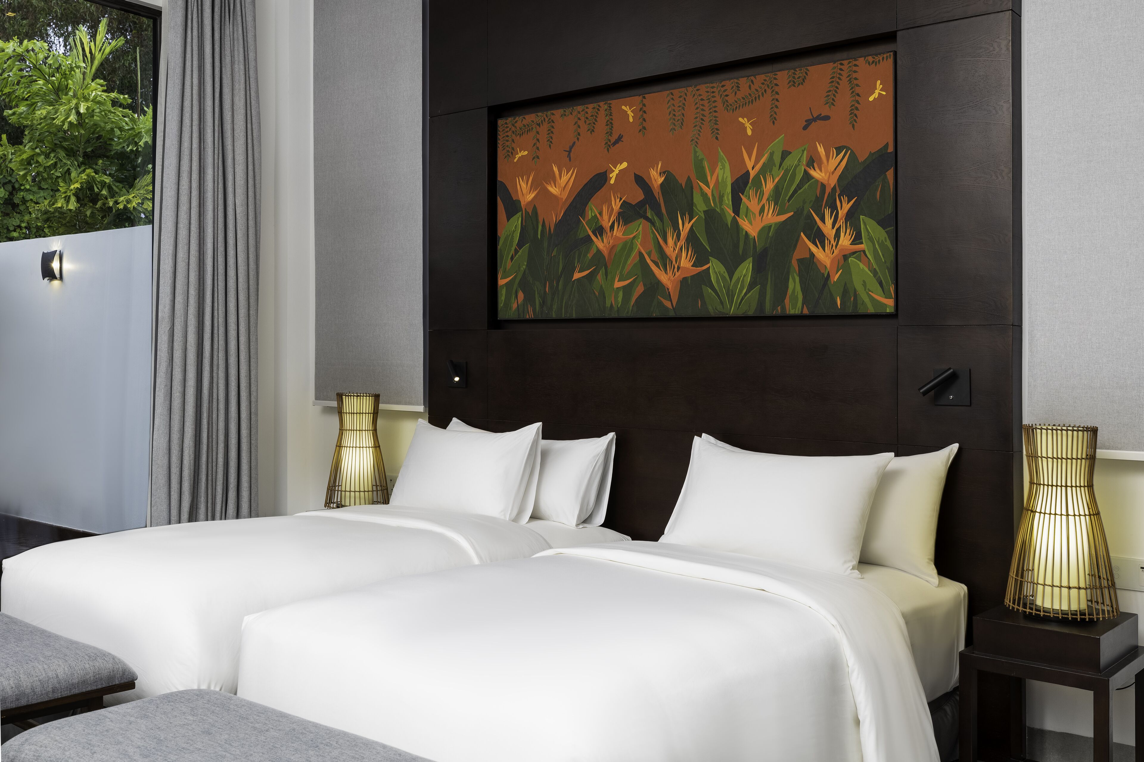 two bedroom pool villa | 1 bedroom, egyptian cotton sheets, premium bedding, down duvets