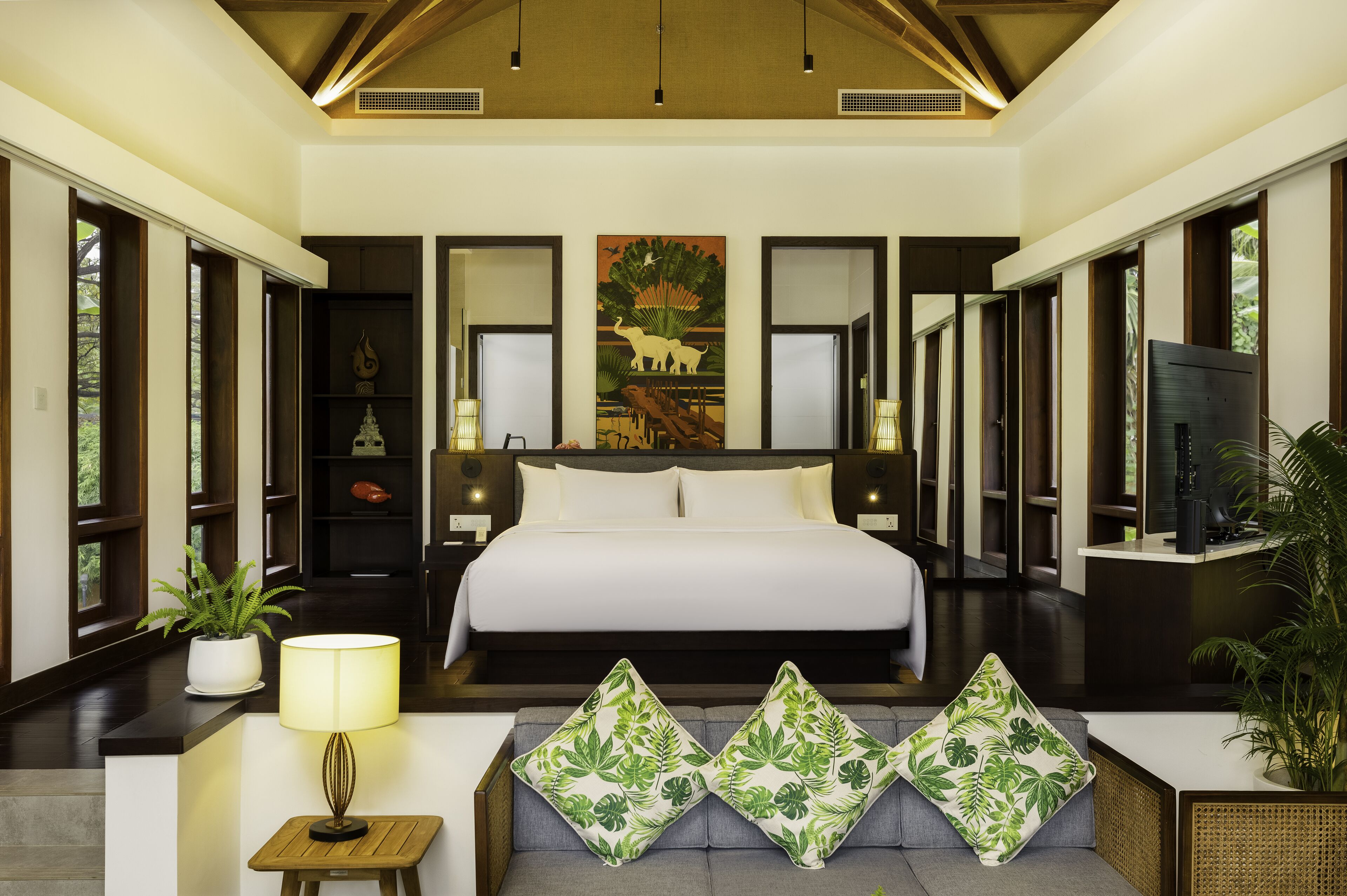 khmer pool villa | 1 bedroom, egyptian cotton sheets, premium bedding, down duvets