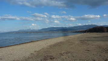 Vlak bij het strand