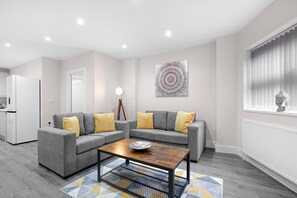 Classic Apartment, 2 Bedrooms | Living area - Crown Place 2 & 3 Bedroom Luxury Apts (Shepperton)