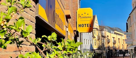 Voorkant van accommodatie