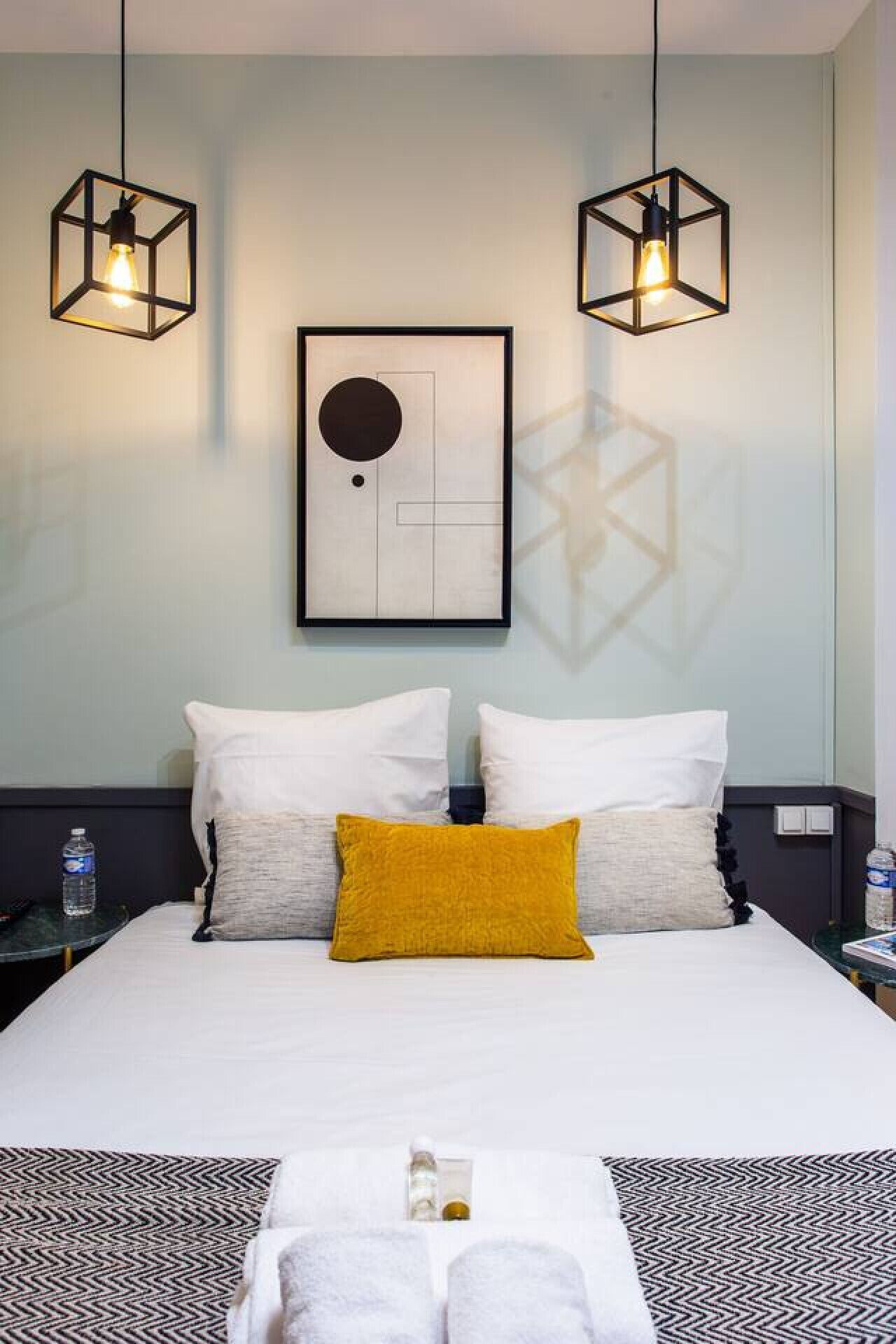 1 bedroom, desk, iron/ironing board, travel crib