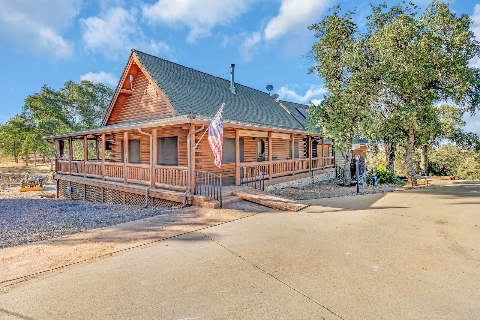 Lake Cabin with cuddling cats
