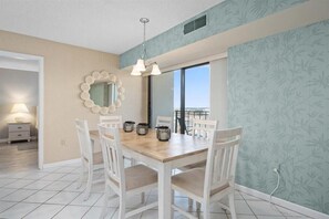 Dining - Ocean Views From Your Private Balcony in the 9400 building with Outdoor Pool! (Ocean City)