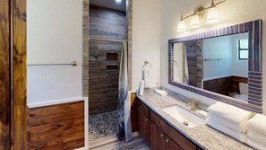 Shower, toilet paper