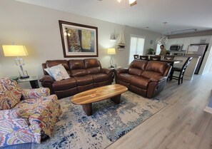 Smart TV, DVD player, books