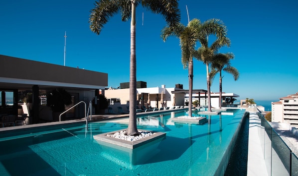 Rooftop pool