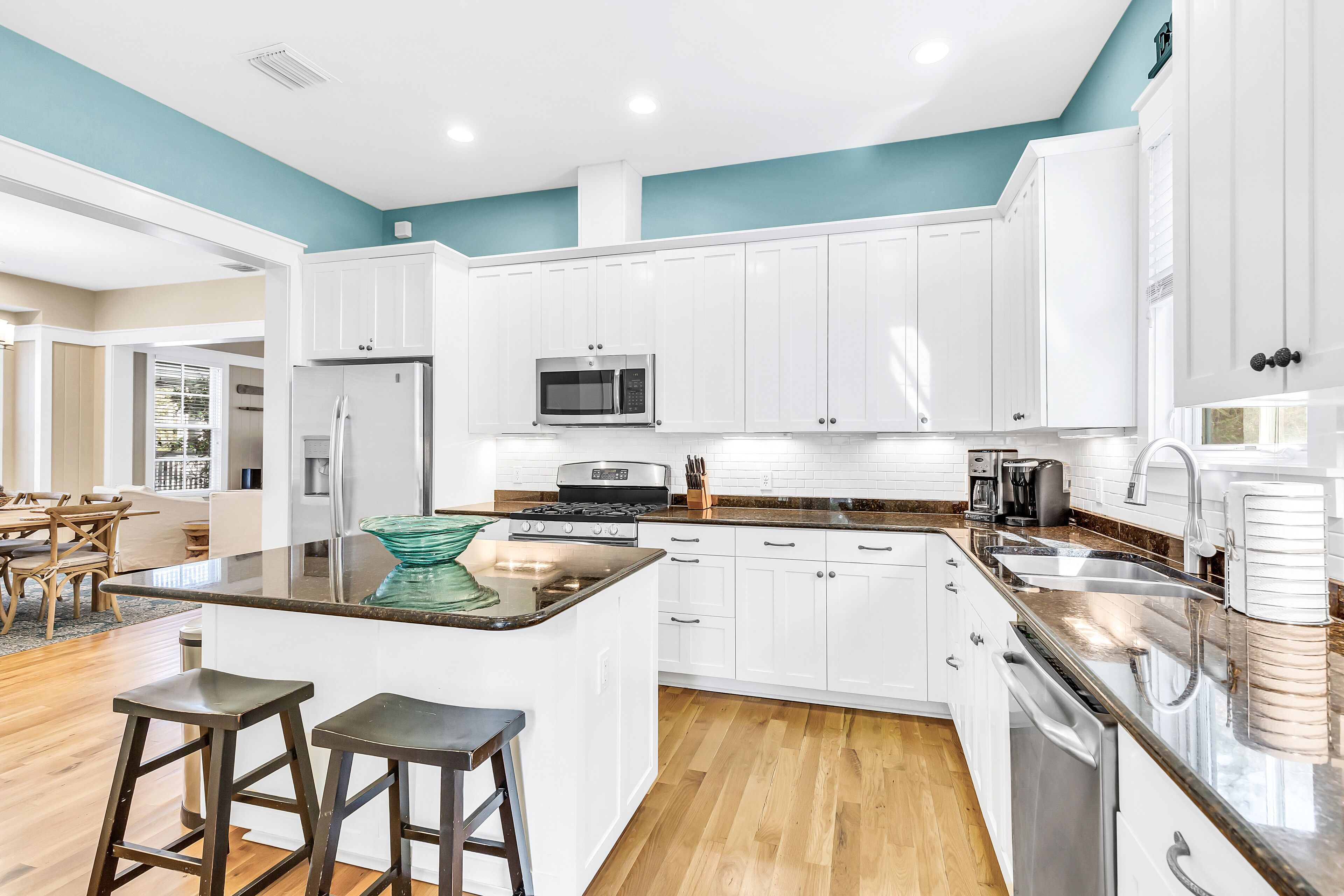 Gorgeous Watercolor Home By the Camp with 6 Seat Golf Cart