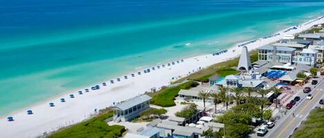 Beach nearby, beach towels