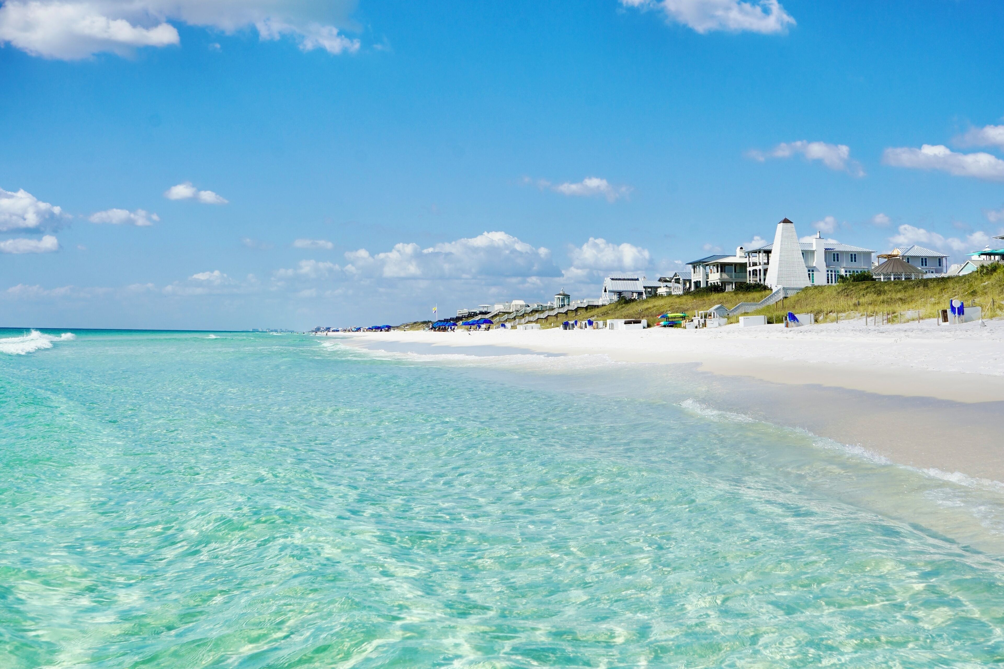 Beach nearby, beach towels