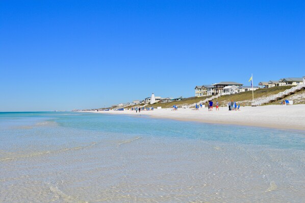 Beach nearby, beach towels
