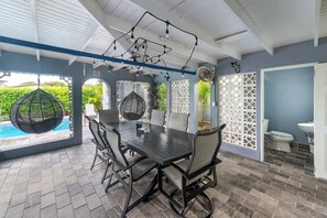 Dining - Private Pool | 3 Mins to Welches Beach | BBQ (Oistins)