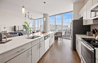 2 Bedroom Sky Deluxe Suite | Cocina privada | Frigorífico grande, microondas, horno y lavavajillas