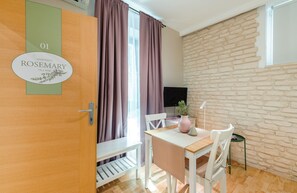 Apartment, 1 Bedroom, Ground Floor | Living area | 107-cm flat-screen TV with cable channels, TV - Sun Spalato Mak Apartments (Split)