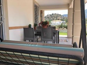 Outdoor dining - Inviting 4-Bed Villa Nil Dalyan with child pool (Ortaca)