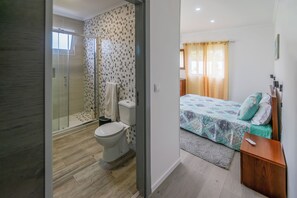 Bathtub, free toiletries, hair dryer, bidet