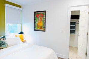 1 habitación, tabla de planchar con plancha y wifi 