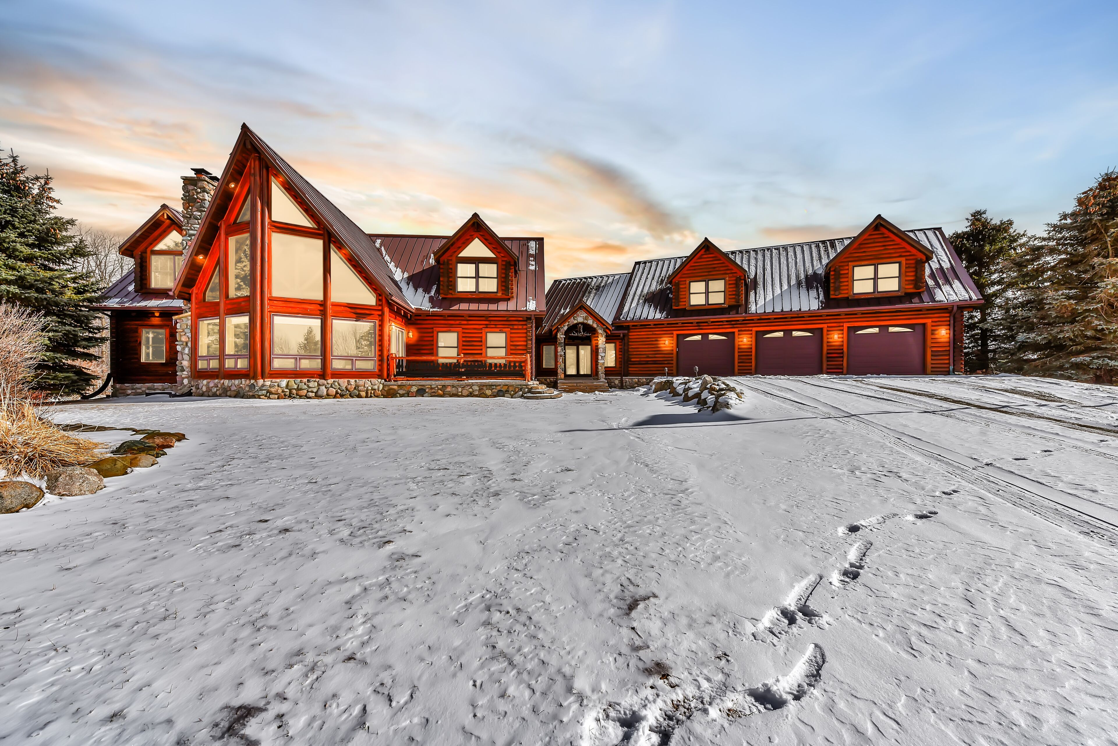 Cozy, Michigan Lodge w/ 20+ Acres and a Private Fruit Tree Orchard