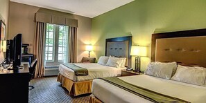 标准双人房 | 特色装修、特色家居、办公桌、熨斗/熨衣板