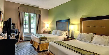 Individually decorated, individually furnished, desk, iron/ironing board