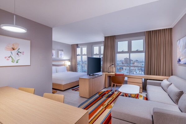 Egyptian cotton sheets, premium bedding, memory foam beds, in-room safe