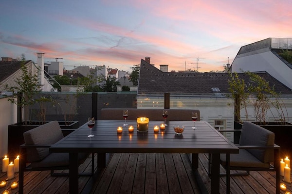 Cobertura com design assinado (Three Bedrooms and Terrace) | Terraço/pátio