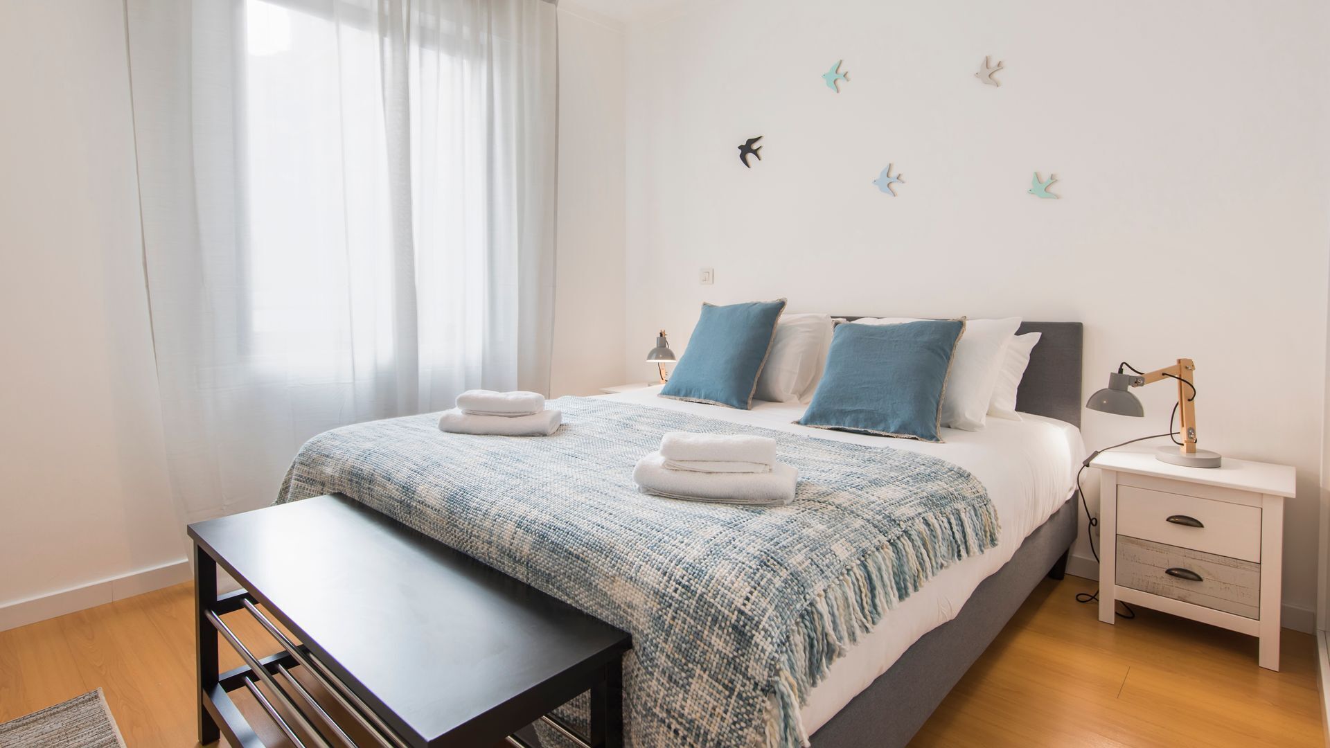 1 bedroom, travel crib, free WiFi, bed sheets