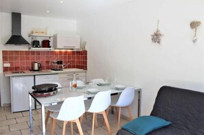 Interior - 80m from resort center, 11st floor, balcony, tv, 26m², Vars (Vars)