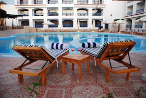 2 outdoor pools, pool loungers - El Khan Sharm Hotel (Sharm El Sheikh)