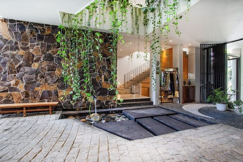 Interior entrance