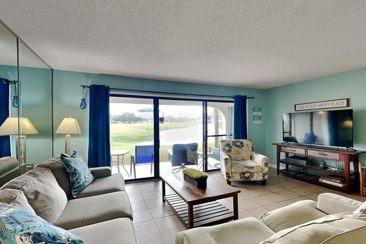 Condo, Multiple Beds, Patio (#1501 - No Pets Allowed) | Living area | 42-inch flat-screen TV with cable channels, TV