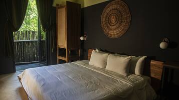 Down duvets, desk, laptop workspace, soundproofing