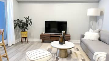 Smart TV, books, video library
