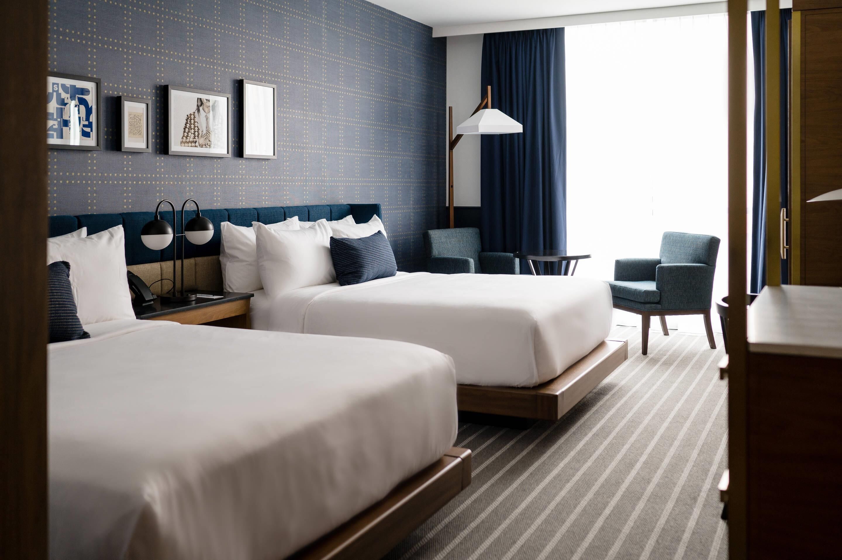 Room, 2 Queen Beds, Accessible, Non Smoking | In-room safe, free cots/infant beds, free rollaway beds, free WiFi