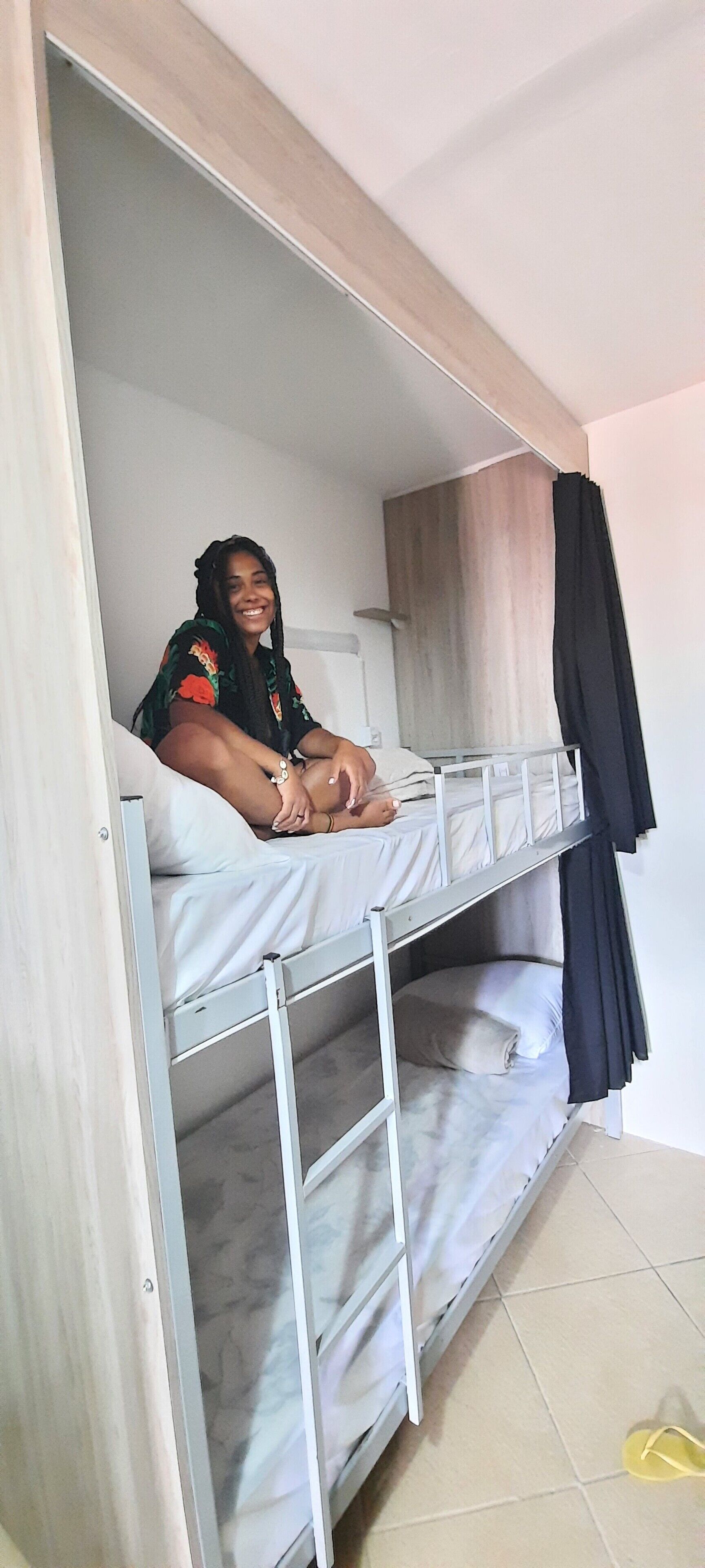 Economy Room, Mixed Dorm | Peralatan tempat tidur hipoalergenik, dihias secara berasingan 