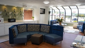 Sitteområde i lobbyen