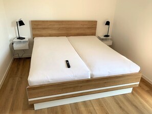 2 室のベッドルーム、WiFi、ベッドシーツ