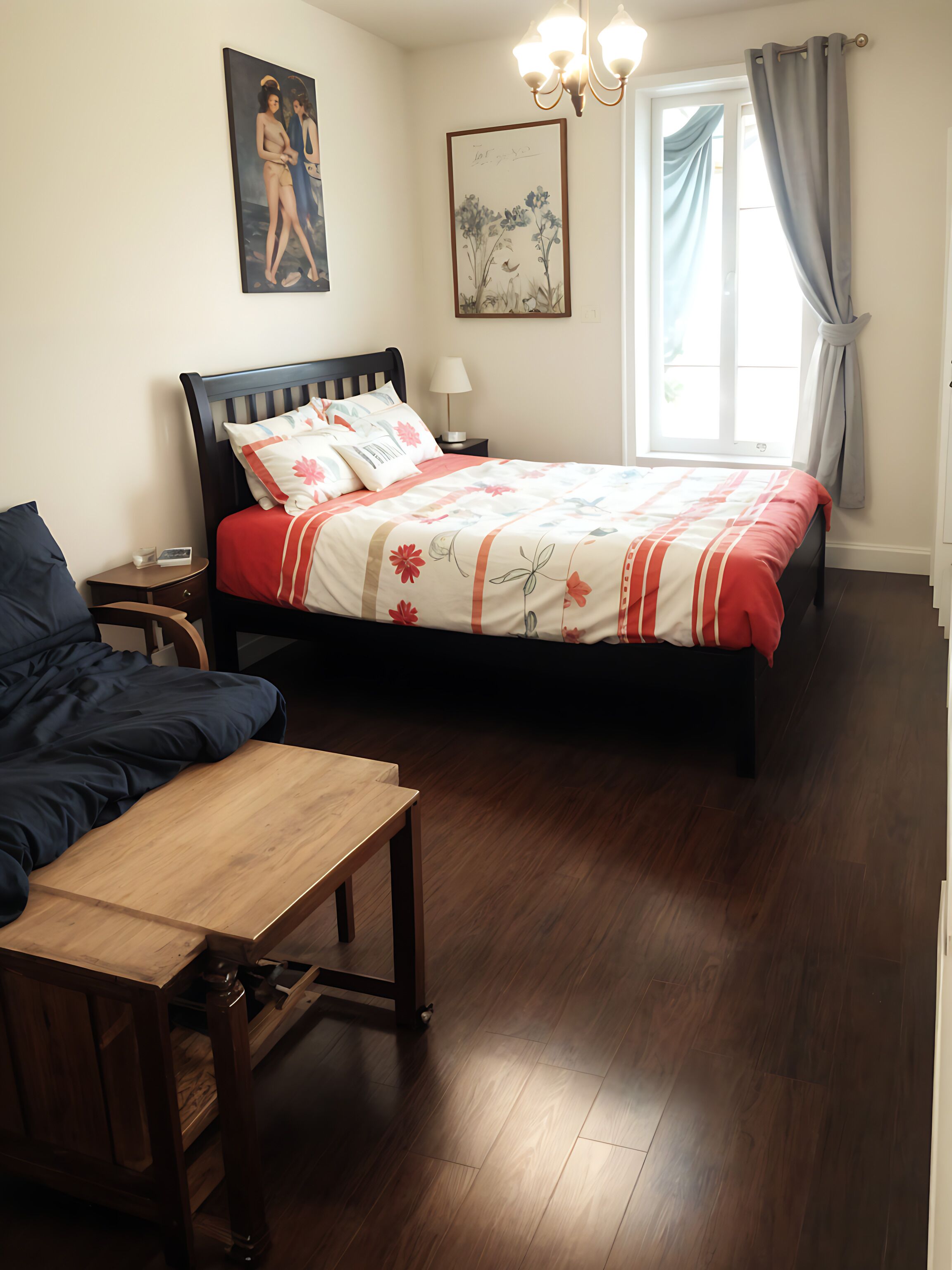 Basic Double Room | Memory foam beds, individually decorated, individually furnished, desk