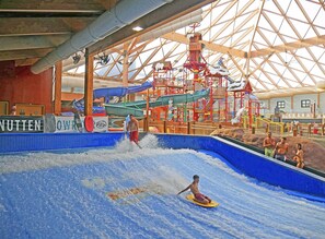 Indoor pool, outdoor pool