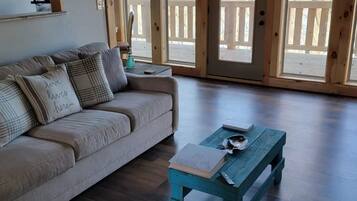 Smart TV, chimenea y reproductor de DVD