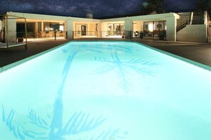 Indoor pool, outdoor pool