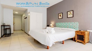 1 dormitorio, Internet, ropa de cama