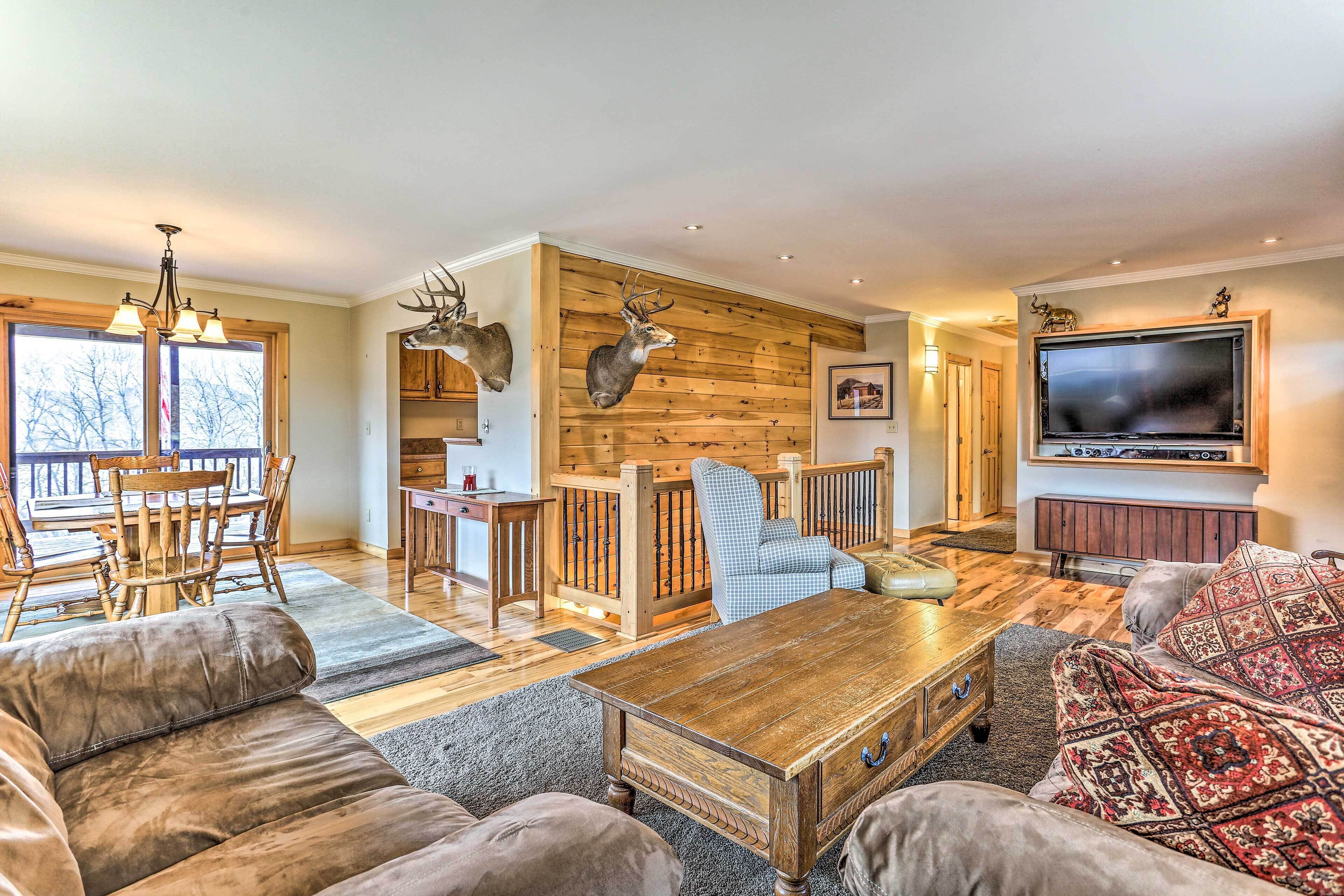 Peaceful Hancock Home w/ Patio, Deck & Grill!