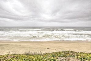 Tæt på stranden