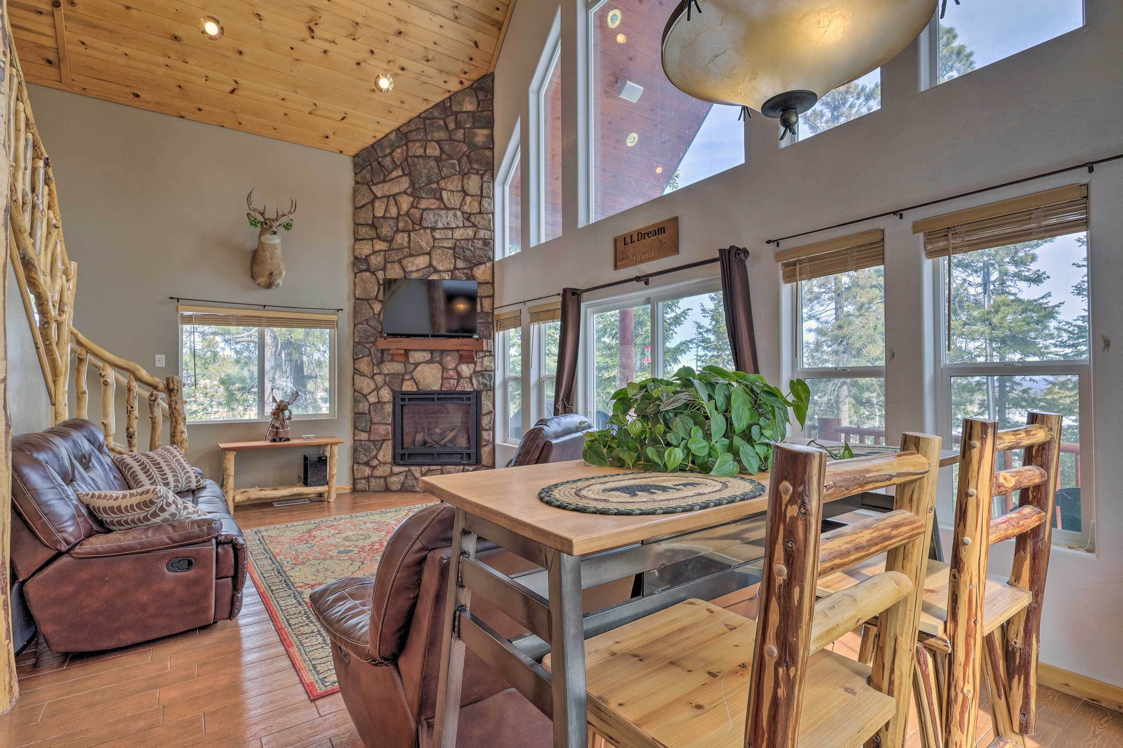 Serene Pet-Friendly Cabin w/ Fire Pit & Loft!
