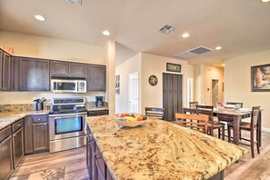 Fridge, microwave, stovetop, dishwasher - 15 Mi to Dtwn: Avondale Home w/ Pool & Yard (Avondale)