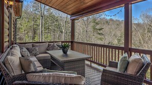 Cabane, 4 chambres | Balcon