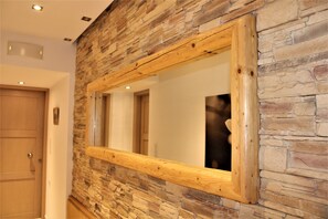 Interior - Aquarial Home is new built, spacious , with stone wall and aquarium. (Naxos)