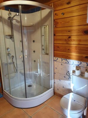 Dusche, Seife, Toilettenpapier