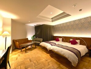 Habitación Premium con 2 camas individuales, para no fumadores | Edredón, cunas gratuitas, wifi gratis y ropa de cama